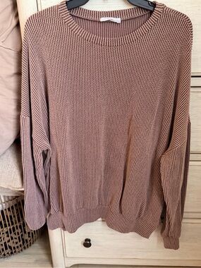 Shop Talulah Cozy Comfy Coffee Knit Pullover